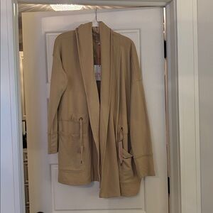 Knox Rose Beige Textured Cardigan